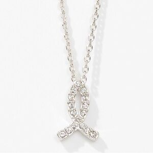 Touchstone Crystal by Swarovski Ribbon Necklace‎